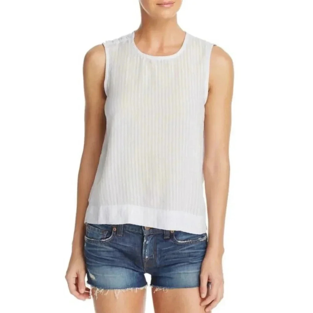 NEW* Bella Dahl Blue Woven Tank